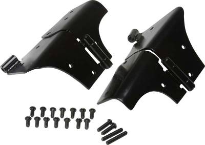 Kentrol - Kentrol 50477 Black Windshield Hinge Pair for 97-06 Jeep Wrangler TJ