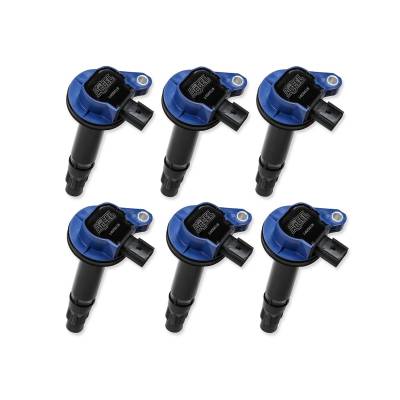 ACCEL - ACCEL 140061B-6 Ignition Coil for 07-16 Ford 3.5L/3.7L V6 Blue 6Pc