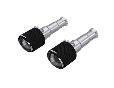 MBRP Exhaust - MBRP Exhaust T5200CF Tip Set 5" OD Dual Wall Angle Cut T304 CF