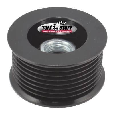 Tuff Stuff Performance Accessories - Tuff Stuff Performance 7610DB Alternator Stealth Black Pulley 8 Groove