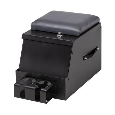 Tuffy Security Products - Tuffy Security 016-C03 Center Console 12.5" Wide Black w/Charcoal Gray Arm