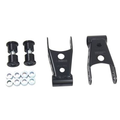 Belltech - Belltech 6426 1 or 2" Drop Rear Leaf Spring Shackle Kit For 15-20 Ford F150