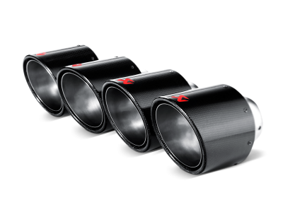 Akrapovic - Akrapovic TP-NIR35C Tail Pipe Set Carbon Dia 125mm for 08-17 Nissan GT-R