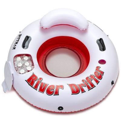 AirBedz - AirBedz PPI-RD1_ICE Inflatable River Drifter w/Ice Chest 1 Person