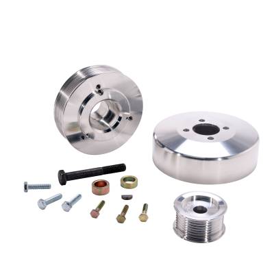 BBK Performance Parts - BBK Performance 3 Piece Underdrive Pulley Kit 97-03 F150/Expedition V8 15550