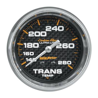 AutoMeter - AutoMeter 4851 Carbon Fiber Mechanical Transmission Temperature Gauge