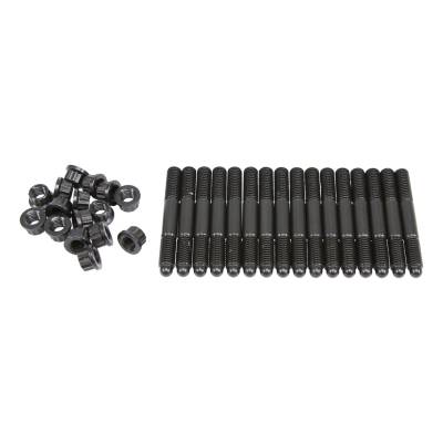 COMP Cams - COMP Cams 4582-KIT M8x1.25 65mm Overall Stud Length 12 Point Flange Nuts