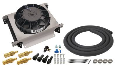 Derale - Derale 13960 25-Row Hyper-Cool Remote Transmission Cooler Kit -6AN