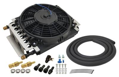 Derale - Derale 15900 16-Pass Electra-Cool Remote Transmission Cooler Kit -8AN Inlets