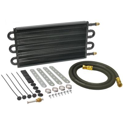 Derale - Derale 13303 6-Pass 18" Copper/Aluminum Tube & Fin Trans Cooler Kit -6AN
