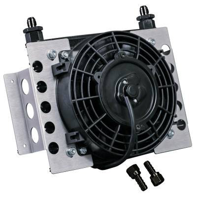 Derale - Derale 13750 15-Row Atomic Cool Plate & Fin Remote Fluid Cooler -6AN