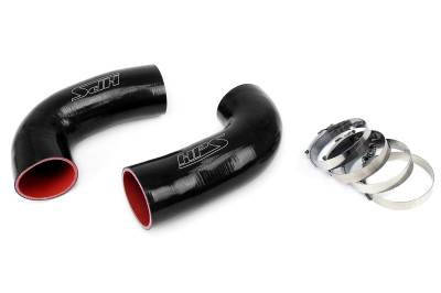 HPS Performance - HPS 57-1291-BLK Black Air Intake Kit Post MAF Hose for 98-03 BMW M5 E39 5.0 V8