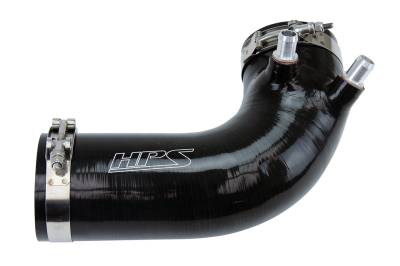 HPS Performance - HPS 18521-BLK Silicone Air Intake Kit Post MAF Hose for 08-14 Lexus ISF V8 5.0L