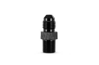 HPS Performance - HPS AN816-4 -4AN Flare To 1/8" NPT/Metric Adapter Straight Black