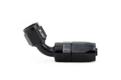HPS Performance - HPS 250-6008 Compression DBL Swivel Hose End To AN -8 Female Alum Black 60-DEG
