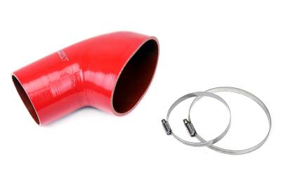 HPS Performance - HPS 57-1078-RED Red Silicone Air Intake Kit Post MAF Hose for 01-06 BMW E46 M3