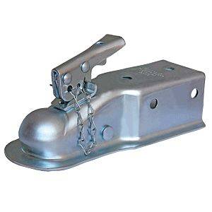Husky Towing - Husky Towing 87076 3" Channel Mount Bolt-On 6000 lb 2" Ball Wedge Latch