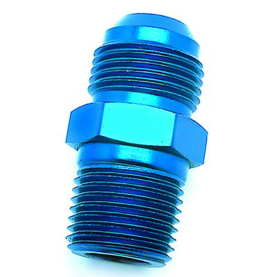 SpeedFx - SpeedFX 560416 Adapter Fitting -4AN x 1/8 NPTF Straight Blue Anodized Alu EACH