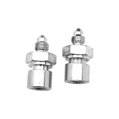 SpeedFx - SpeedFX 5444014 Adapter Fitting -4AN x 1/8 NPTF Chrome Steel EACH