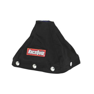 Racequip - RaceQuip 871001RQP Fire-Retardant Shifter Boot w/Base Plate Black 6" Tall