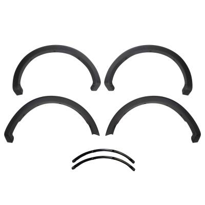 TrailFX - TrailFX TFF3011OE Style Fender Flare Set Black Smooth Paintable Finish