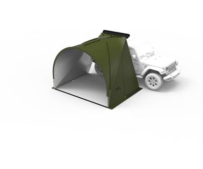 3D MAXpider - 3D MAXpider 6161-AG Army Green Modular Car Awning