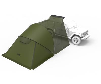3D MAXpider - 3D MAXpider 6161A-AG Modular Car Awning Tent Army Green