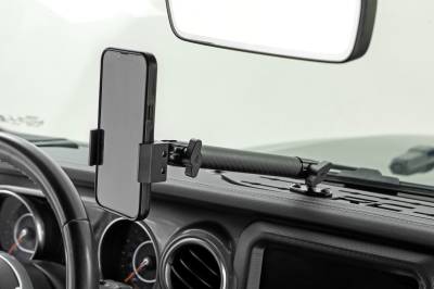 Rough Country Suspension Systems - Rough Country Modular Dash Mount Plate 8" Arm for Jeep JL/JT 10661