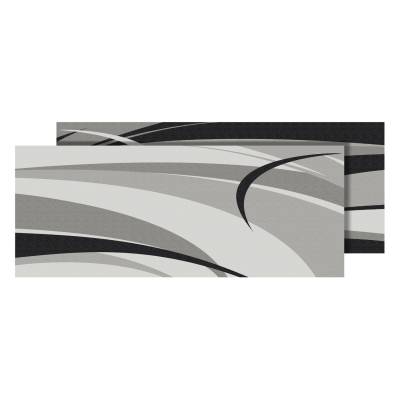 Faulkner - Faulkner 53012S Mat Spx Graphic Black/Grey 9'x12' Polypropylene