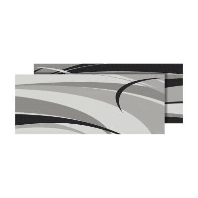 Faulkner - Faulkner 53020S Mat Spx Graphic Black/Grey 8'x20' Polypropylene