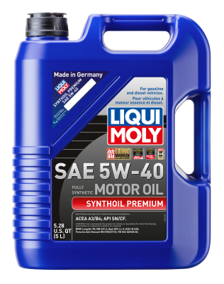 LIQUI MOLY - LIQUI MOLY 2041 Synthoil Premium SAE 5W-40