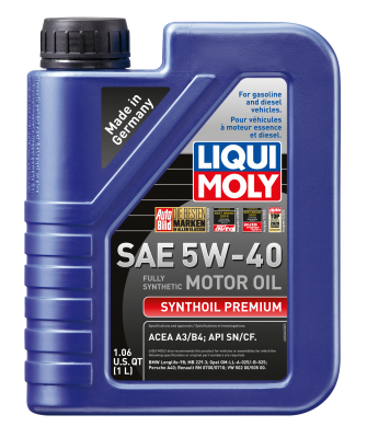 LIQUI MOLY - LIQUI MOLY 2040 Synthoil Premium SAE 5W-40