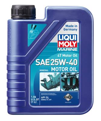 LIQUI MOLY - LIQUI MOLY 20546 Marine 4T Motor Oil SAE 25W-40