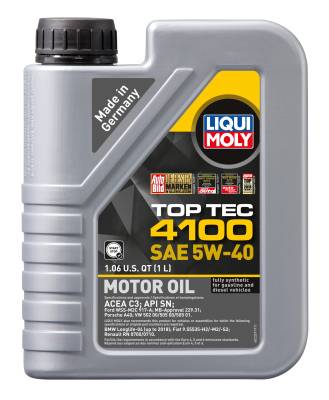LIQUI MOLY - LIQUI MOLY 2329 Top Tec 4100 SAE 5W-40