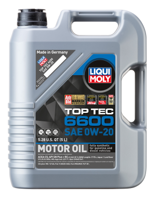 LIQUI MOLY - LIQUI MOLY 22046 Top Tec 6600 SAE 0W-20