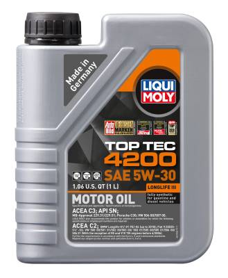LIQUI MOLY - LIQUI MOLY 2004 Top Tec 4200 SAE 5W-30 New Generation