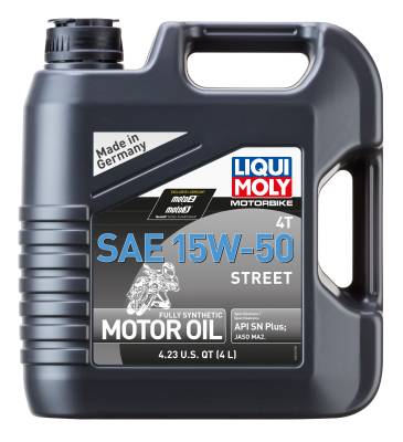 LIQUI MOLY - LIQUI MOLY 20060 Motorbike 4T SAE 15W-50 Street