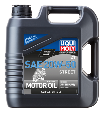 LIQUI MOLY - LIQUI MOLY 20064 Motorbike 4T SAE 20W-50 Street