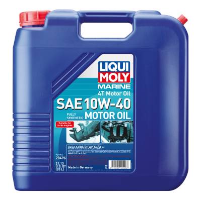 LIQUI MOLY - LIQUI MOLY 20496 Marine 4T Motor Oil SAE 10W-40