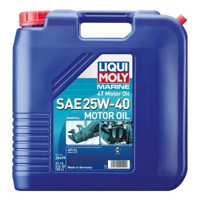 LIQUI MOLY - LIQUI MOLY 20499 Marine 4T Motor Oil SAE 25W-40