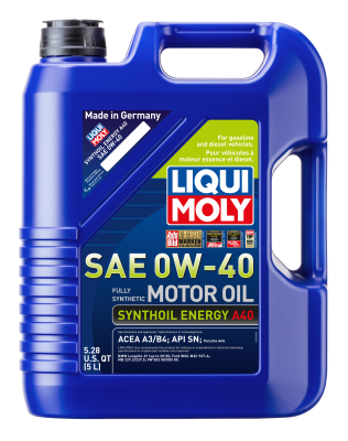 LIQUI MOLY - LIQUI MOLY 2050 Synthoil Energy A40 SAE 0W-40