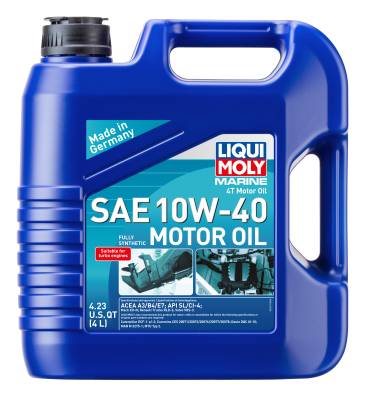 LIQUI MOLY - LIQUI MOLY 20508 Marine 4T Motor Oil SAE 10W-40