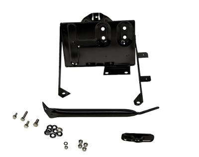 Kentrol - Kentrol 50498 Black Battery Tray w/Support Arm for 76-86 Jeep CJ