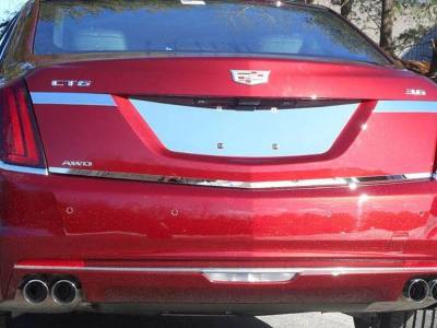 Quality Automotive Accessories - QAA LP56230 1Pc Stainless License Plate Bezel for 2016-2018 Cadillac CT6