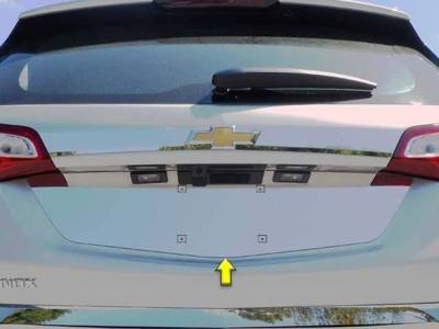 Quality Automotive Accessories - QAA LP58160 1Pc Stainless License Plate Bezel for 2018-2024 Chevrolet Equinox