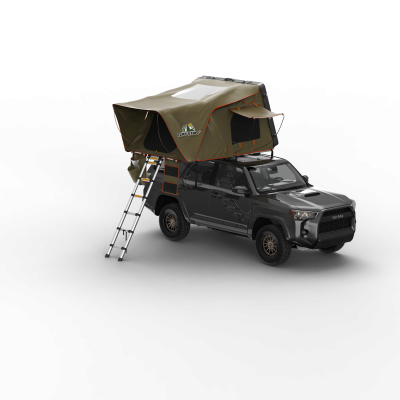 Tuff Stuff Overland - Tuff Stuff Overland TS-RTT-CS-BK ALPHA Black Hard Top Side-Open 4-Person Tent