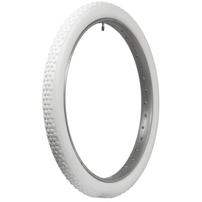 Coker - Coker 74680 24X2 1/4 CL Coker Button Tread ALL-White