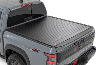 Rough Country Suspension Systems - Rough Country 50215522 Hard Roll-up Tonneau Cover for 22-26 Nissan Frontier 5'