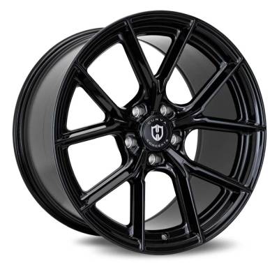 Curva Concepts - Curva Concepts CFF70 19x8.5 5x112 35mm Gloss Black CFF70-19851123573B