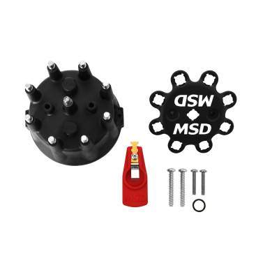 MSD - MSD Ignition 79193 Replacement Cap & Rotor for Pro Mag Black